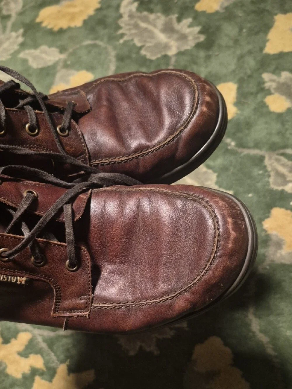 Mephisto Men’s Brown Leather Chukka Boots